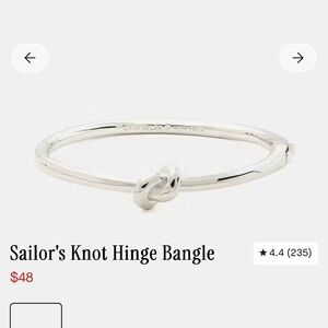 KATE SPADE SAILOR’S KNOT HINGE BANGLE